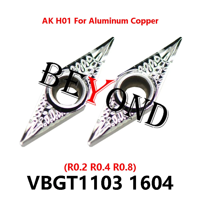 

VBGT 110304 H01 100% Original VBGT110304-AK VBGT110302 VBGT160402 VBGT160408 VBGT160404 Carbide Inserts For Aluminum Copper CNC