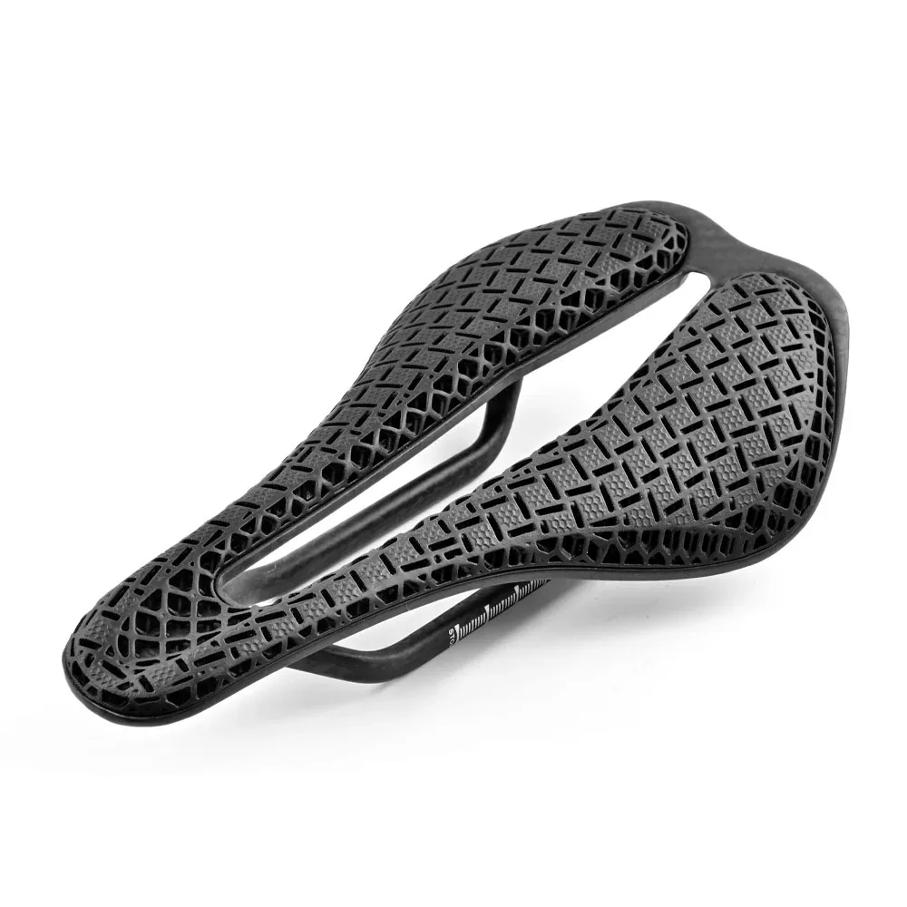 Image of GOLDIX Rennradsattel mit 3D-Druck, ultraleichter Carbonfaser-Grundplatte und TPU-Druck auf der Vorderseite / Optionen für EVA-Leder
