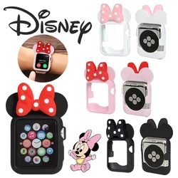 Disney Minnie Soft Silicone Cover for Apple Watch 38mm 42mm 40mm 44mm Cute Protective Case for IWatch 3 4 5 6 Accessories Shell