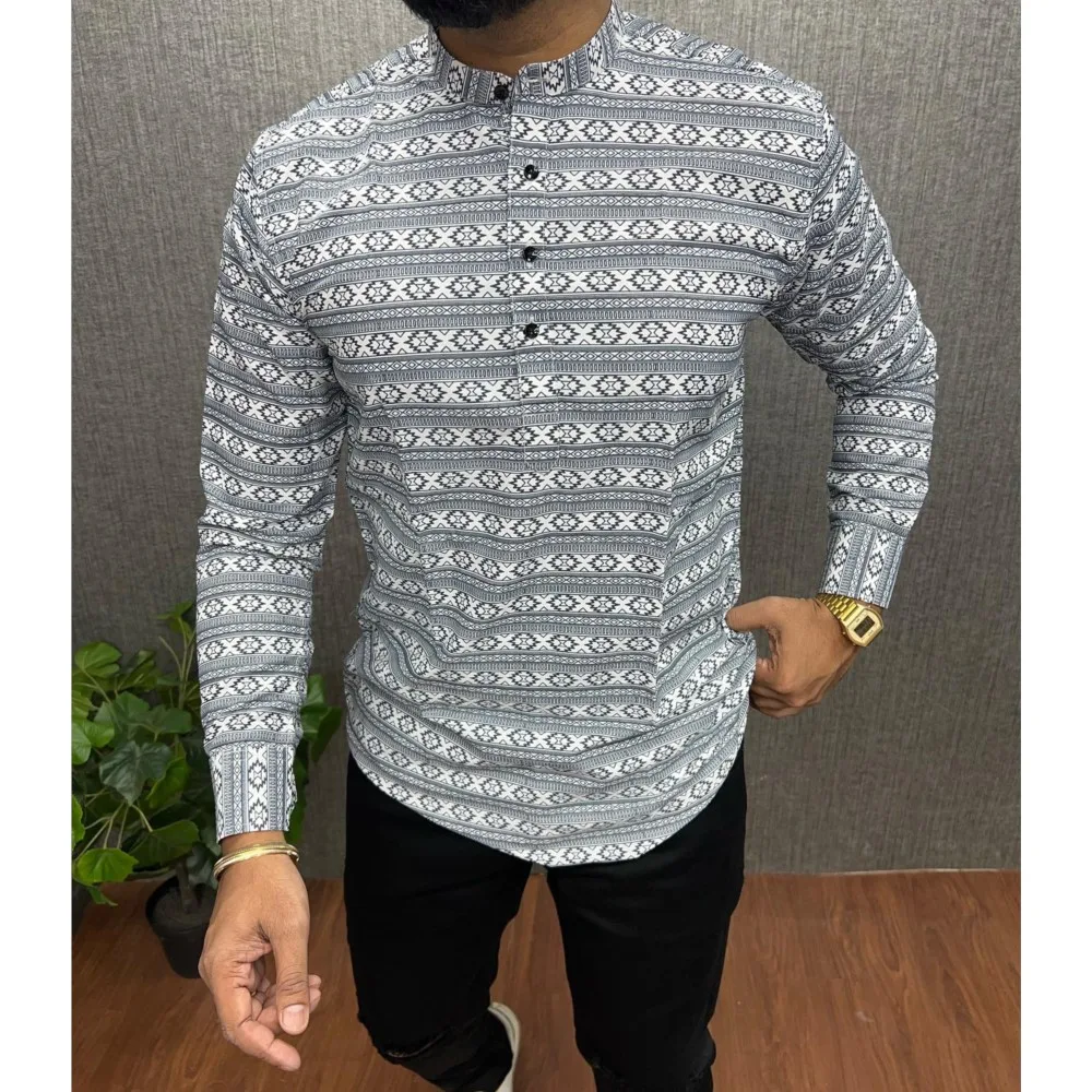 Muslim Long Sleeves Shirt Aman Abaya Jubba Pakistan Muslim Saudi Arabia Djellaba Islam Clothing Prayer National Style