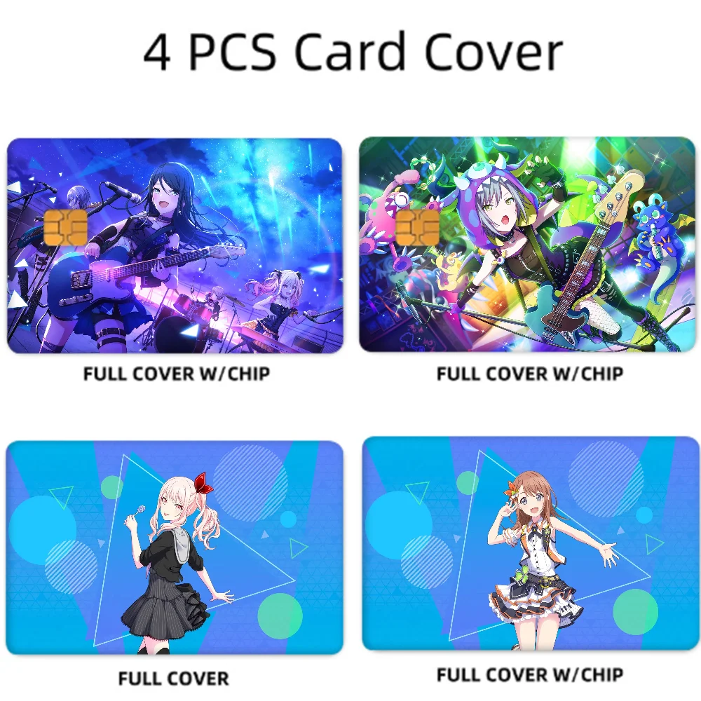 P-Project S-Sekai Anime Matte Front Skin Film Aufkleber Cover für kleine Chip Kreditkarte Debitkarte