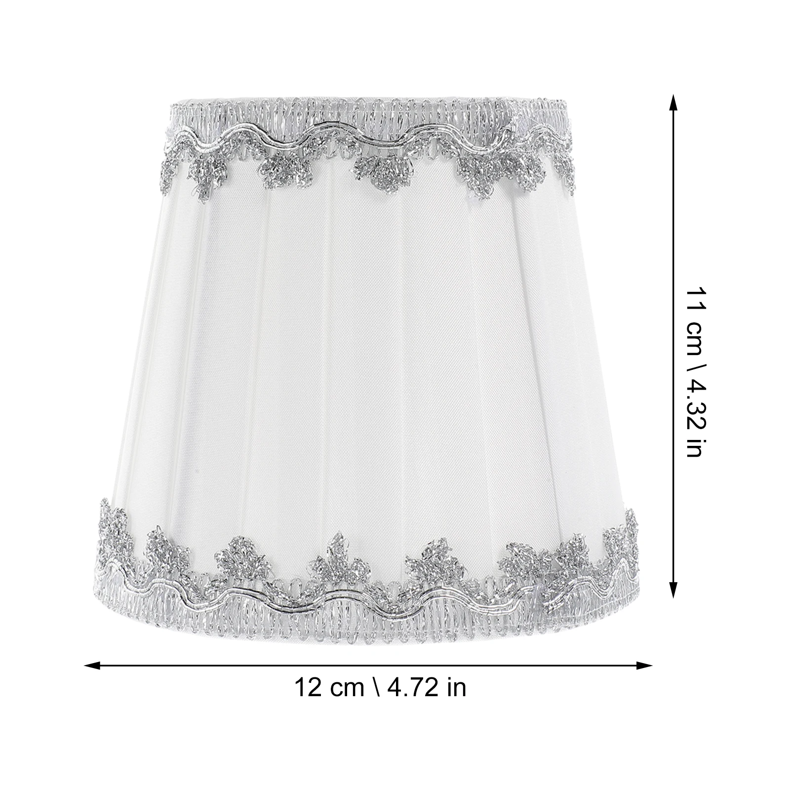 

Barrel Lamp Shade Pcs European Style Ceiling Wall Light Cloth Lampshade Multifunctional Sturdy Clamping Design Easy Install