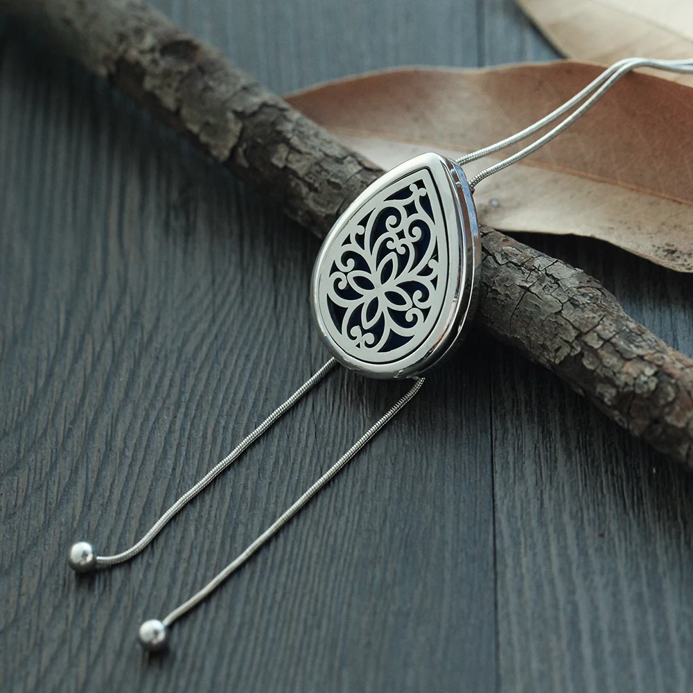 Diffuser Necklace Locket - Женское ожерелье с каплями воды для