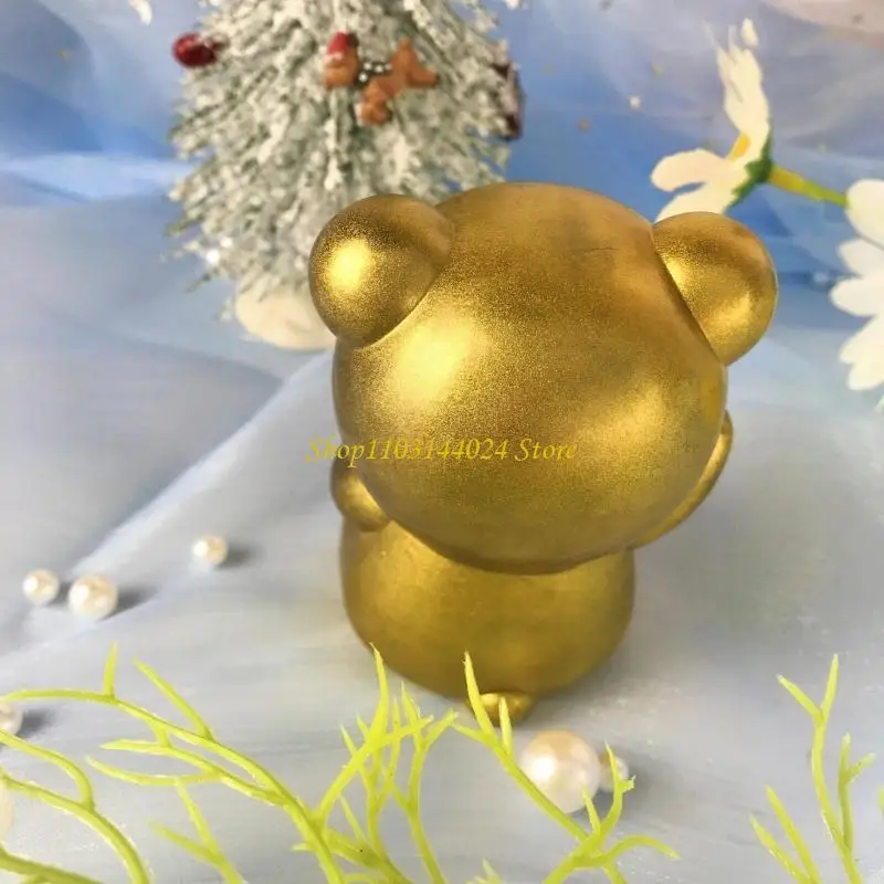 

N5KE Аромат-кандле Силиконовая плесень милая медведя смола плесень бахноволога с эпоксидной кастингом