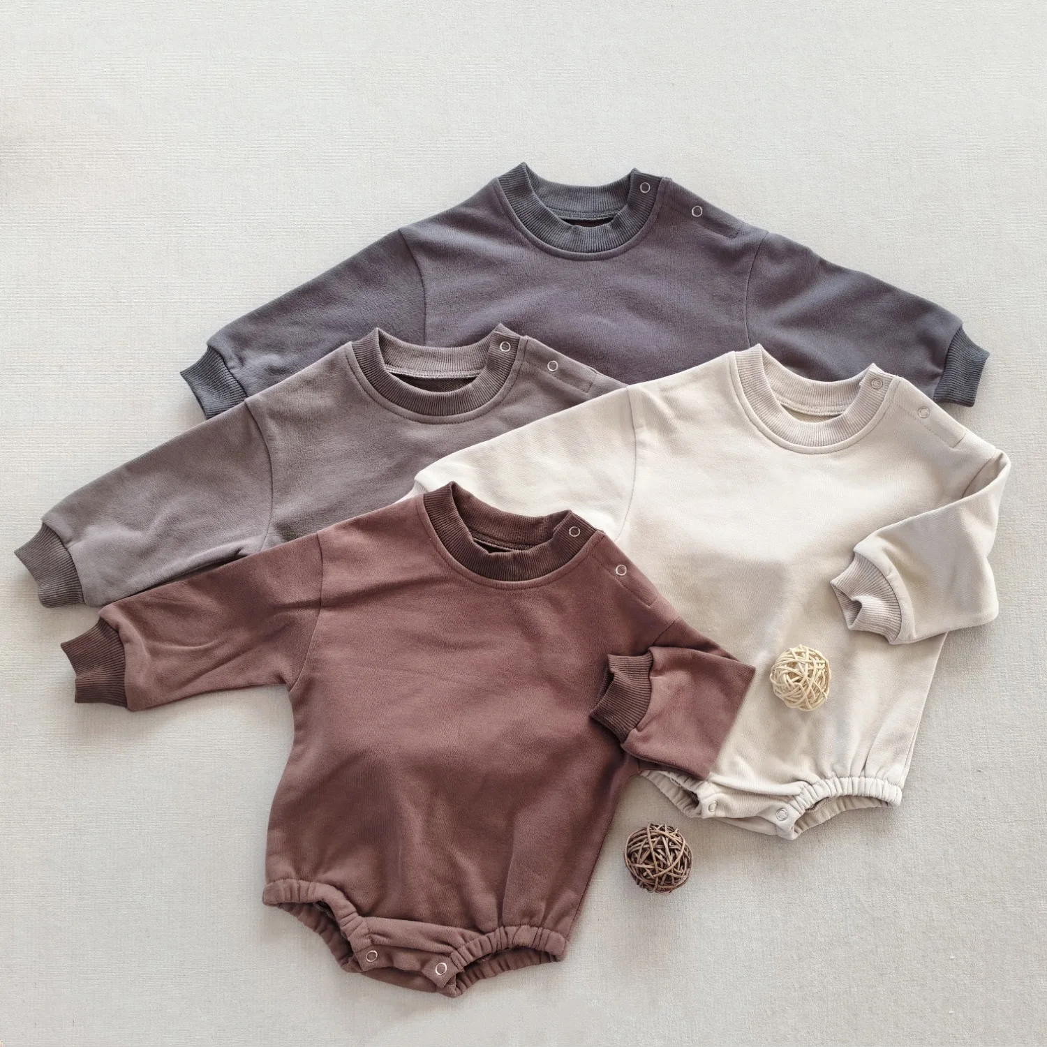 Boutique Ropa-Barboteuse en Coton pour Bébé Fille et Garçon, Nouveaux Styles, Modèles Prévente, Plusieurs Séries de Couleurs, Ensemble de Vêtements Solides