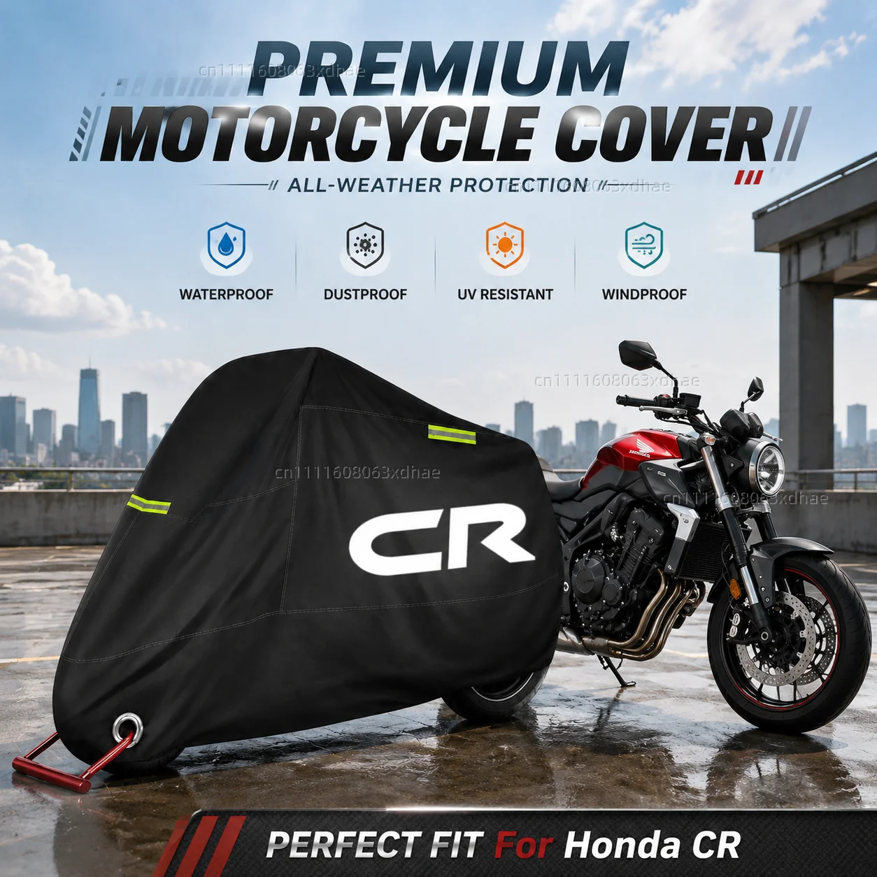 

Outdoor Motorcycle Cover Waterproof Full Protection 190T Oxford Cloth For For Honda CR80R CR85R CR125R CR250R CR 80R 85R 125R
