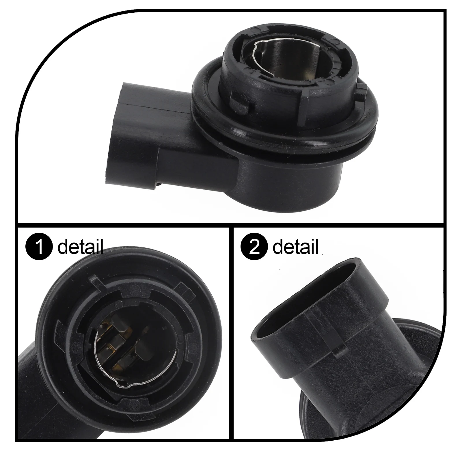 1PCS Car Light PY21- Bulb Lamp-Holder Socket For Jeep For Renegade Car Base Bulb Socket Lamp Nylon Accessories For The Car