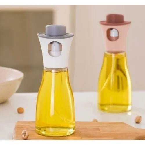 220 ml Olive Oil Liquid Oil Soy Sauce Vinegar Bottle Airfryer Glass Bottle Spray Oil