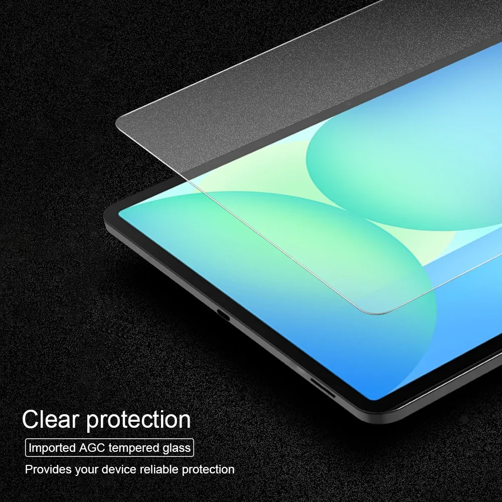 NILLKIN 9H Anti-Explosion Tempered Glass for Samsung Galaxy Tab S10 FE+, Ultra Thin 0.2mm, Anti Glare, Fingerproof, Full Set Kit