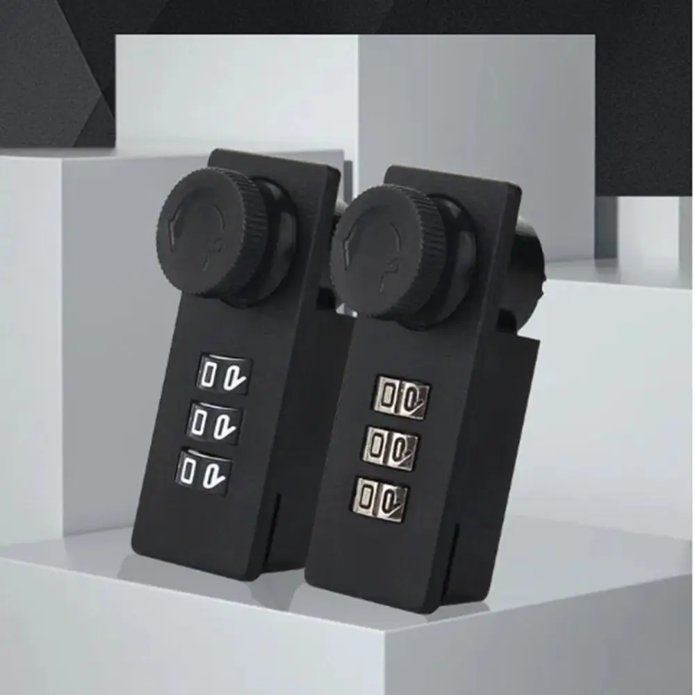 3 Digit Mechanical Combination Lock Anti-Theft Anti-Corrosion Drawer Turntable Password Lock Compact Size Secure