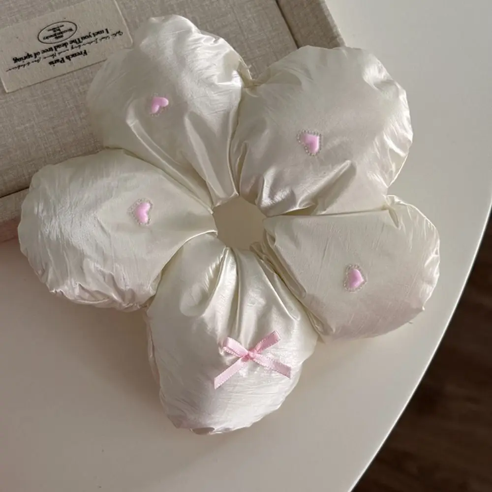 

Резинки для волос в форме цветка, тканевая губка, большие атласные резинки для волос, держатель для хвоста, резинка для волос, преувеличенное кольцо для волос для женщин