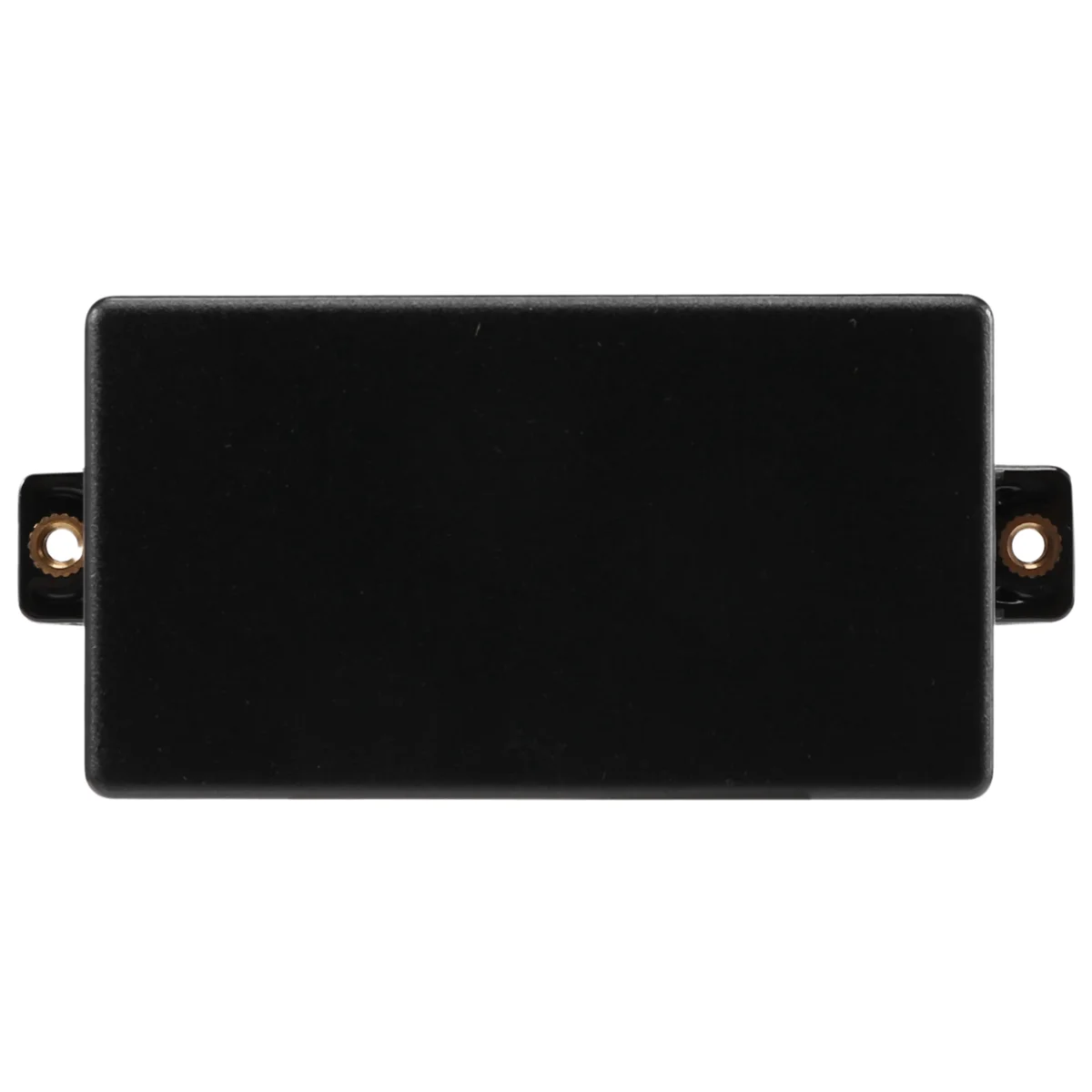 Capa de captador humbucker selada de plástico adequada para peças de guitarra captador sq (preto)