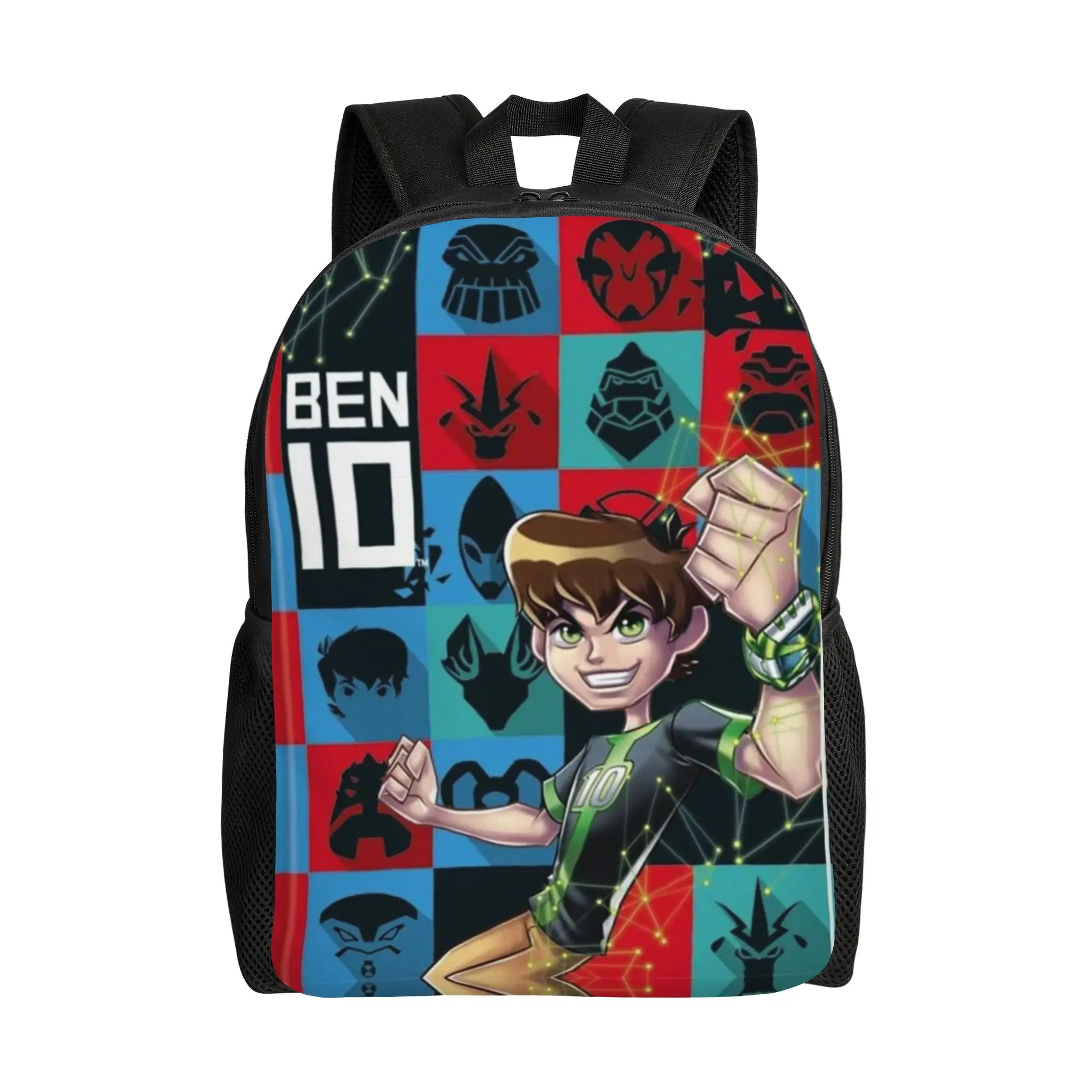 Bookbag Back to school season Teen Hero Boy Green Wristwatch Glowing  Snack Storage Backpack