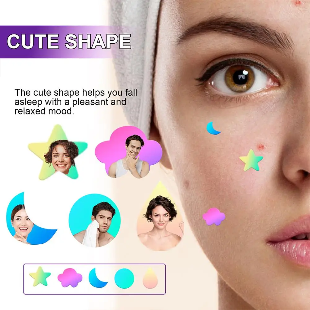 1Box Invisible Removal Fading Acne Mask Repair Colorful Patch Anti-Acne Concealer Hydrocolloid Waterproof Sticke E5A9