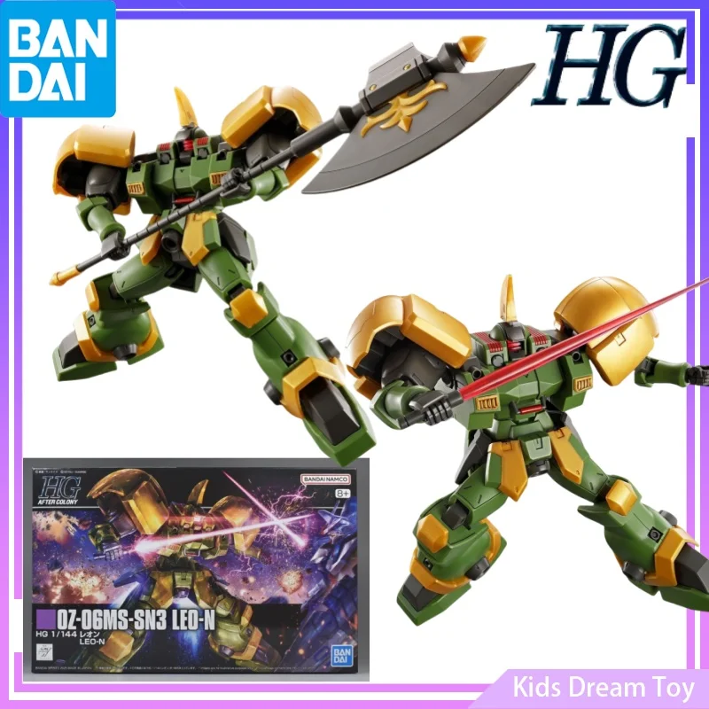

Assembly Bandai in Stock Original PB Limited HGAC GUNDAM Anime Figures 0Z-06MS-SN3 LEO-N Action Figures Toys Collectible Model