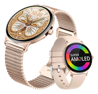 LIGE Fashion Smart Watch Ladies 466*466 AMOLED HD Screen Women's Health Bracelet Custom Dial Bluetooth Call Sport Smartwatch Men