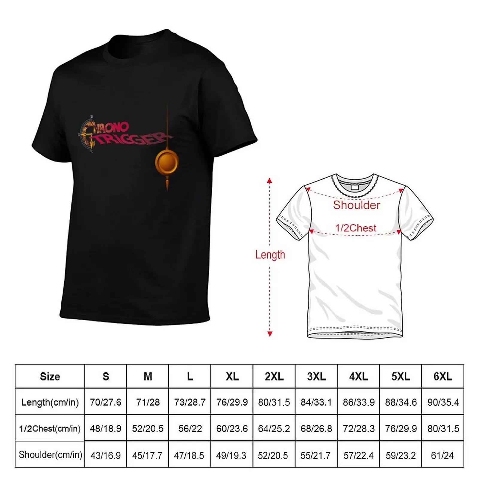 Chrono Trigger T-Shirt man t shirts high quality luxury brand man graphic t shirt T-Shirt