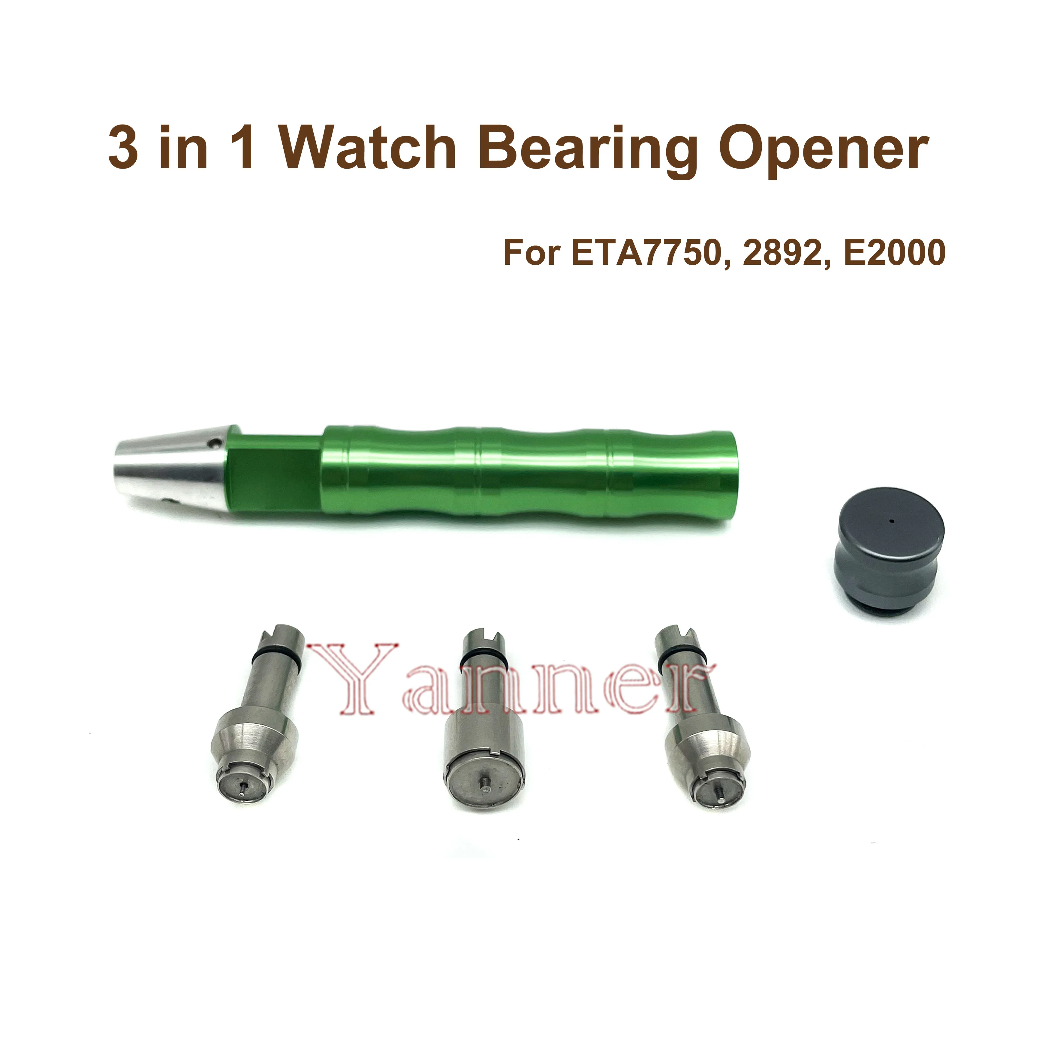 Jam tangan obeng 3 dalam 1, alat perbaikan Rotor Berat berosilasi, lepas/kunci untuk gerakan ETA 2892 7750 2000