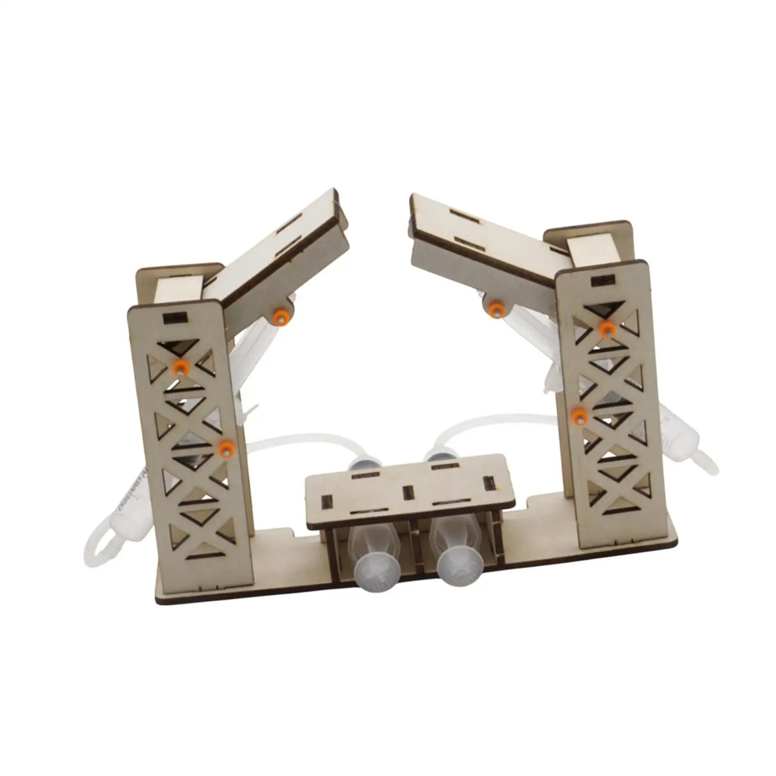 Hydraulic Bridge Assembly Model Science Experiment Hand Eye Coordination Wooden Puzzle Educational Stem Project for Teens