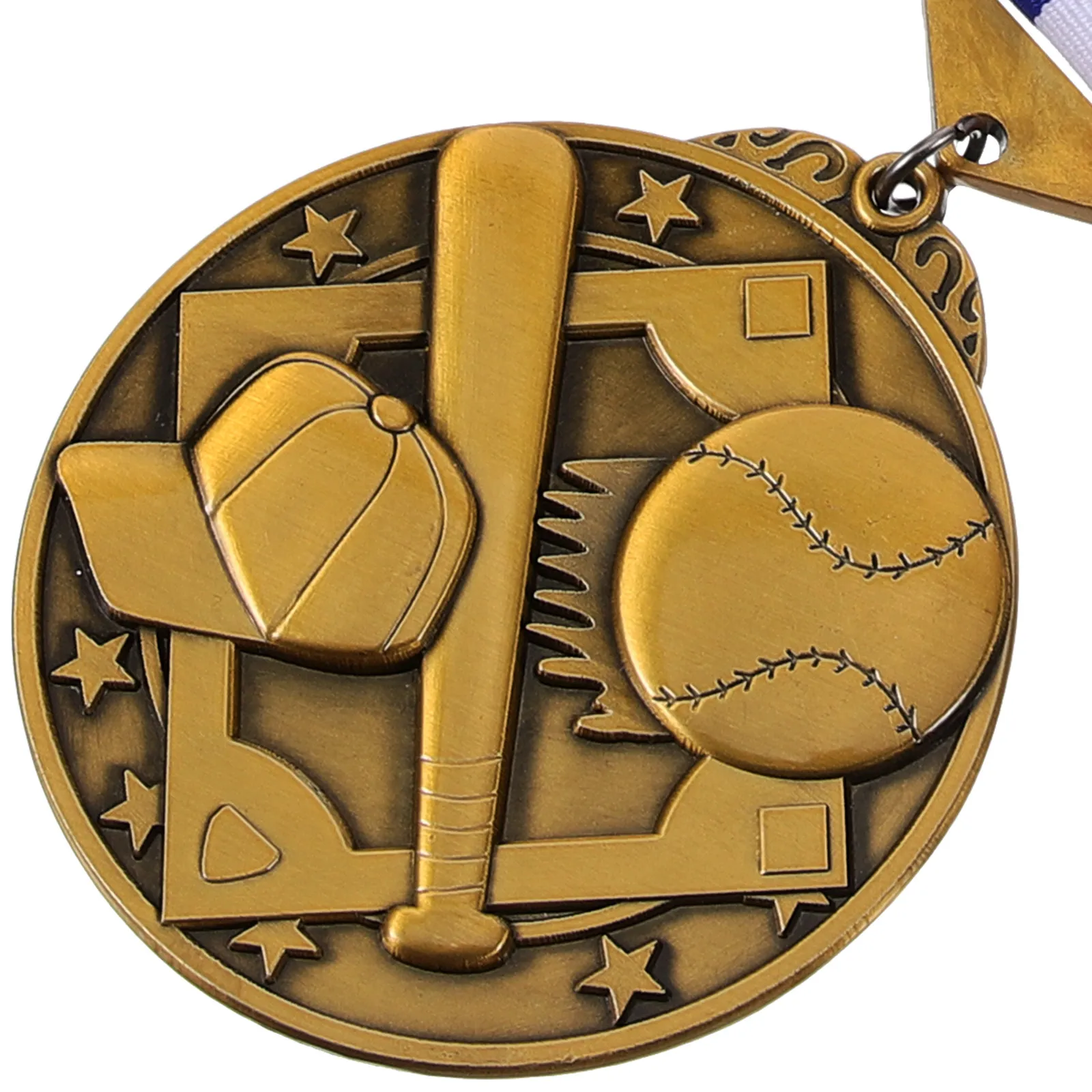 Baseball Medal Delicate Award Accessory for Sports Meetings Competitions Parties Creative Zinc Alloy Decorative Game Medals