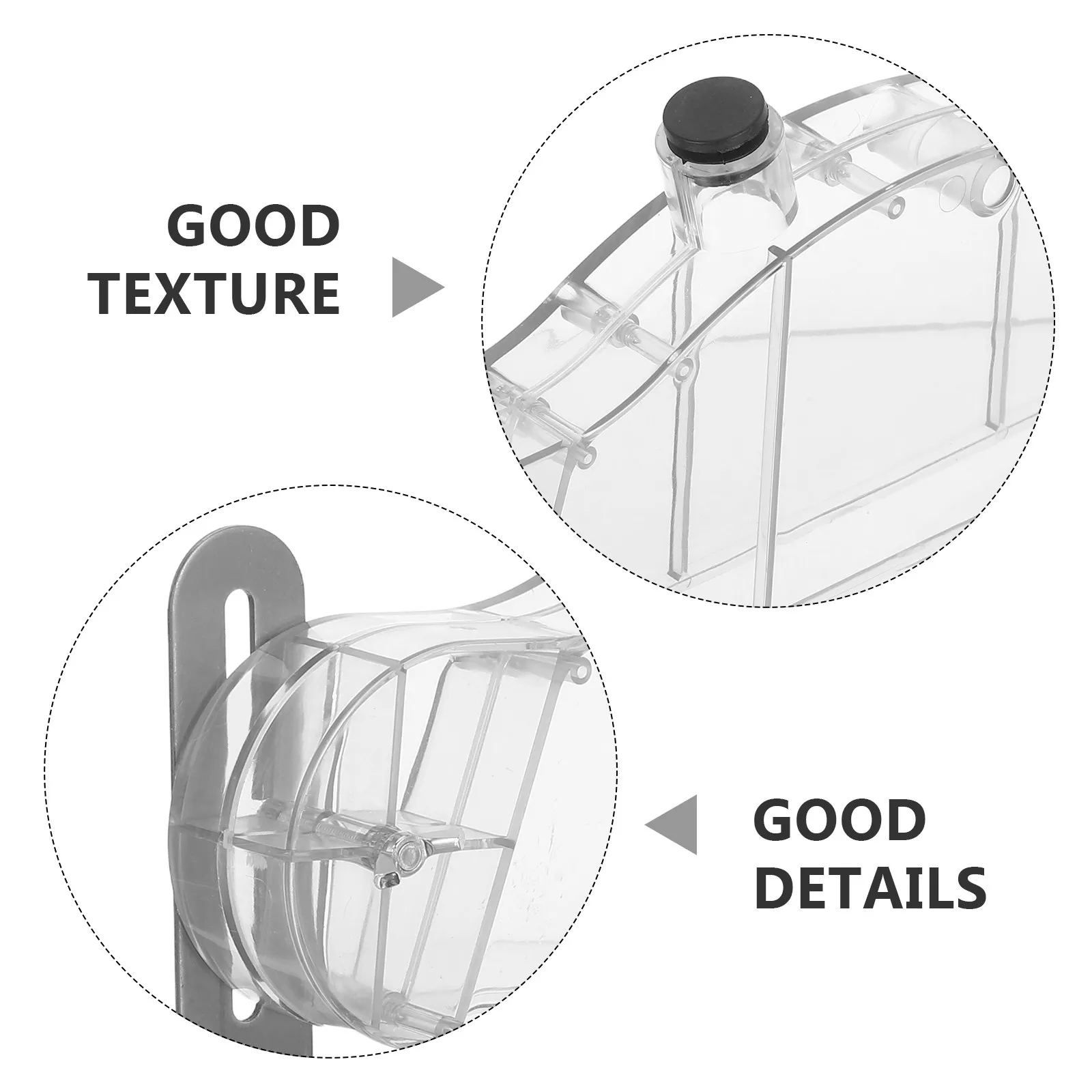 Transparent Table Saw Guard Circular Saw Safety Shield 4-10 Inch Blade Cover Portable Protective Guard Dust Hood for Woodworking