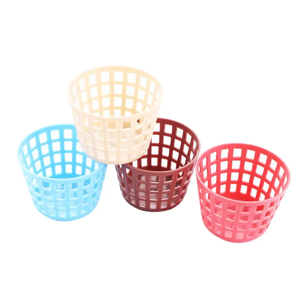 3 Pcs Mini Cute Dollhouse Vegetable Food Storage Basket For Dolls Miniature Decoration Accessories Kids Play Toys Gift