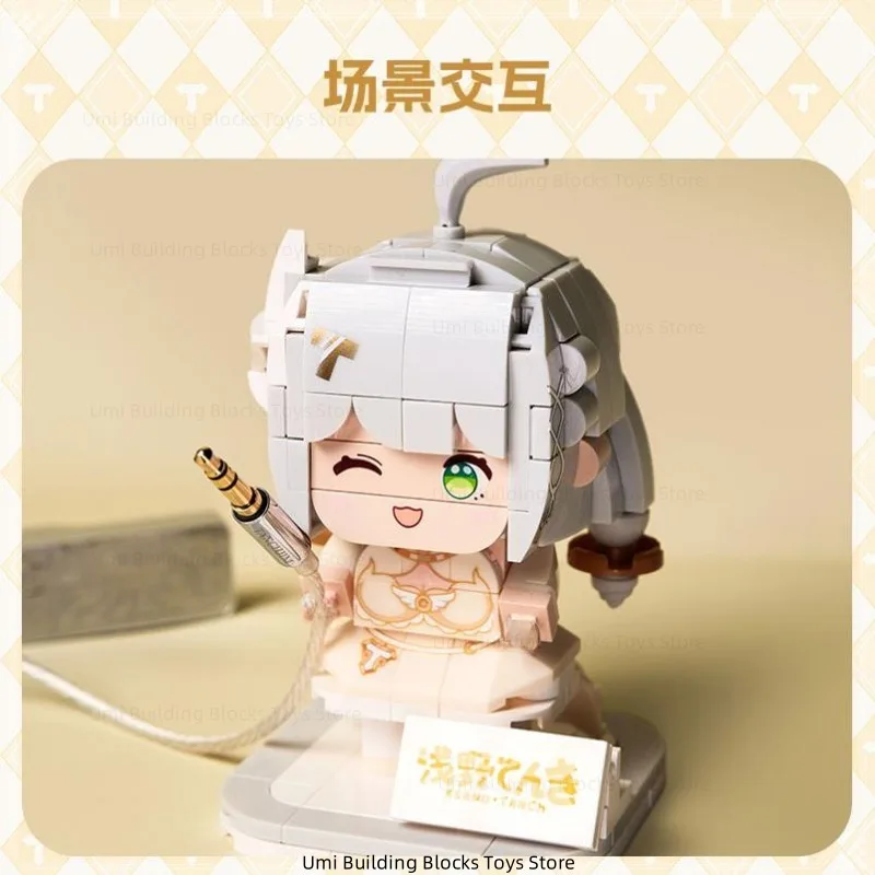 TANCHJIM MINO Assembled Building Blocks Dolls Anime Characters Image Toy Model Desktop Decorations Children\'s Holiday Gifts