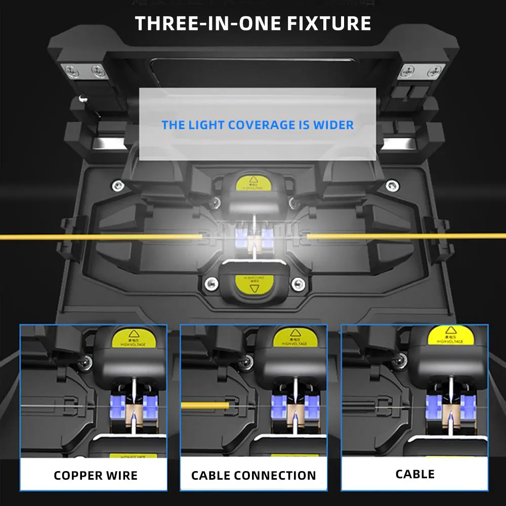 Fully automatic optical fiber fusion machine, patch cable jumper tail fiber hot fusion machine, K5 fusion machine