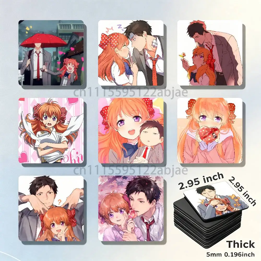 G-Gekkan Shoujo Nozaki Kun Sakura Nozaki New PVC Fridge Magnet for Cartoon Refrigerator Decor For Child Magnetic Toy