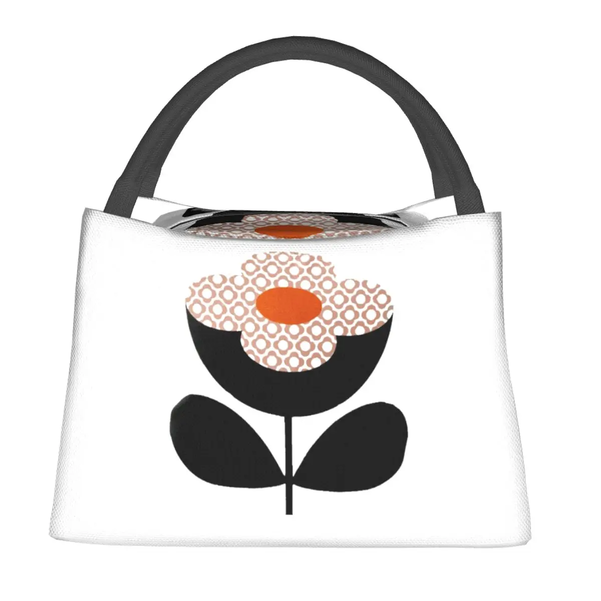 Orla Kiely – Lunchtaschen mit Stielblumen-Design, isolierte Bento-Box, Lunchtasche, Picknicktaschen, Kühler, Thermotasche für Damen, Kinder, Reisen