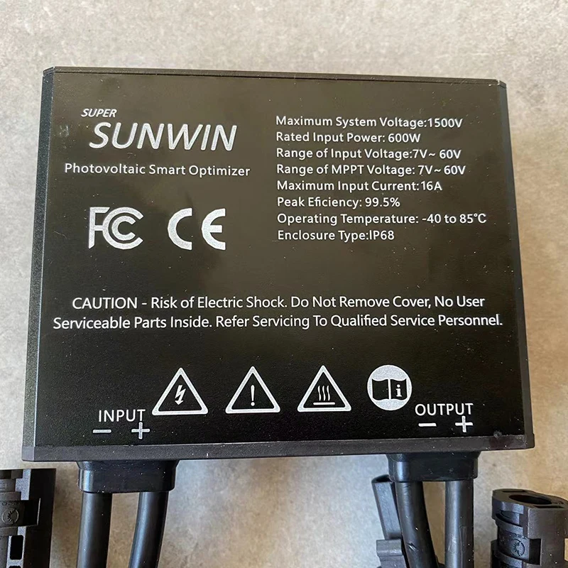 600wSolar power pv Optimizer Made in China Solar panel Optimizer photovoltaic power supply metal all aluminum shell optimizer