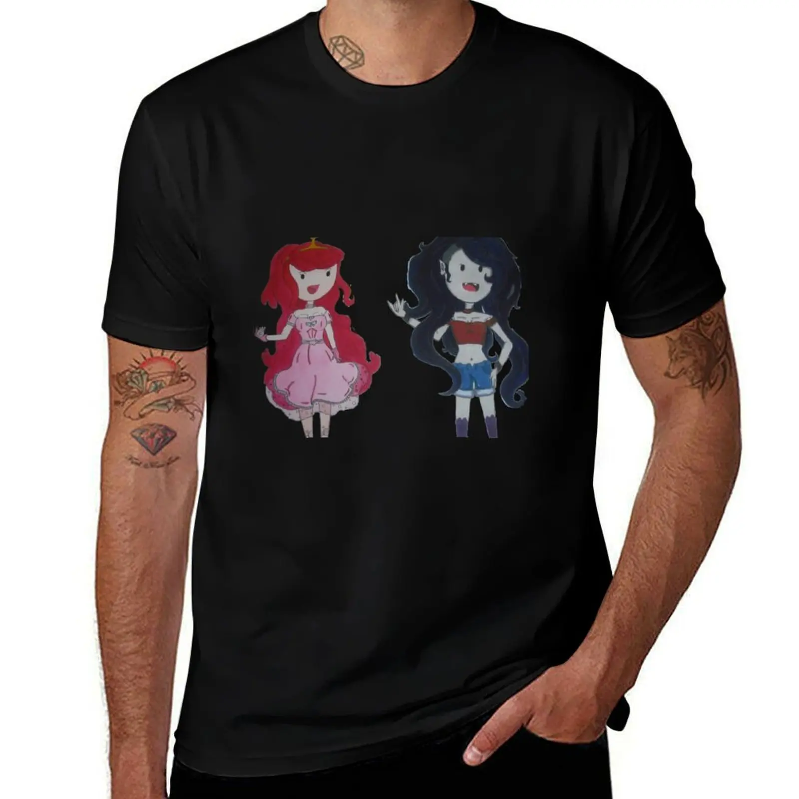 

Princess and The Rocker T-Shirt anime tshirt customizeds customs design your own clothes mens t shirts