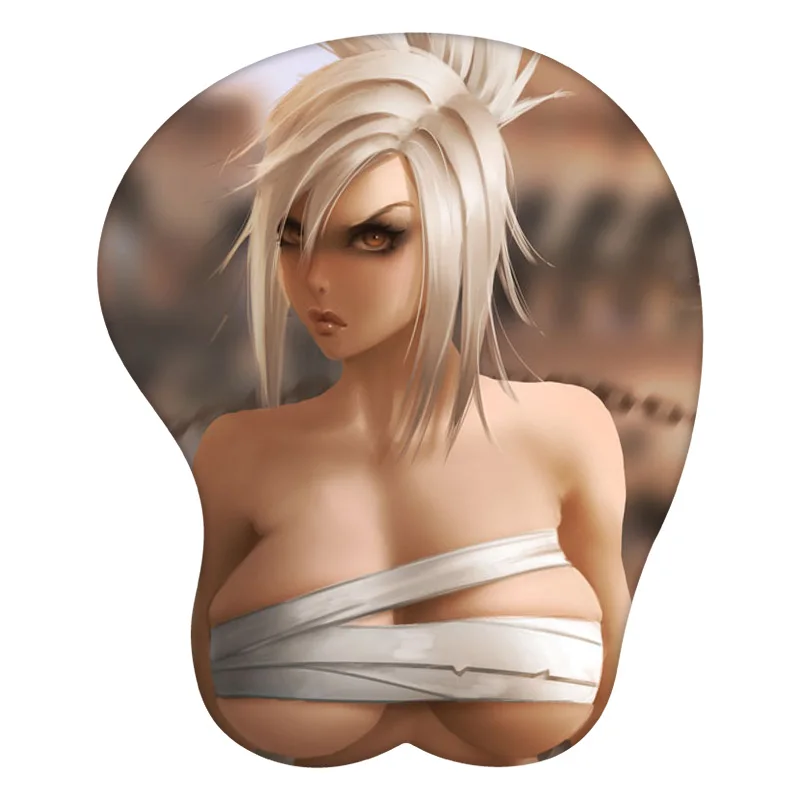 

Riven The Exile 3D коврик для мыши League of Legends аниме коврик для мыши подставка для запястий силиконовый сексуальный креативный игровой коврик подарок