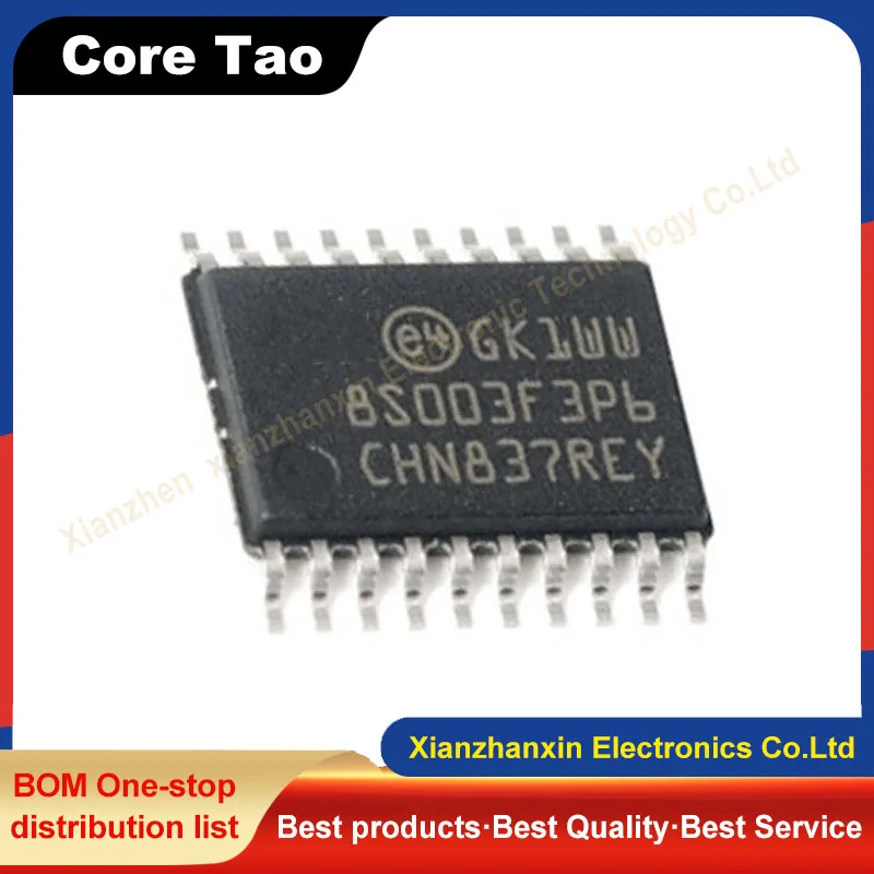 5~20PCS/LOT STM8S003F3P6 TSSOP20  8S003F3P6 Micro controller chip brand new original