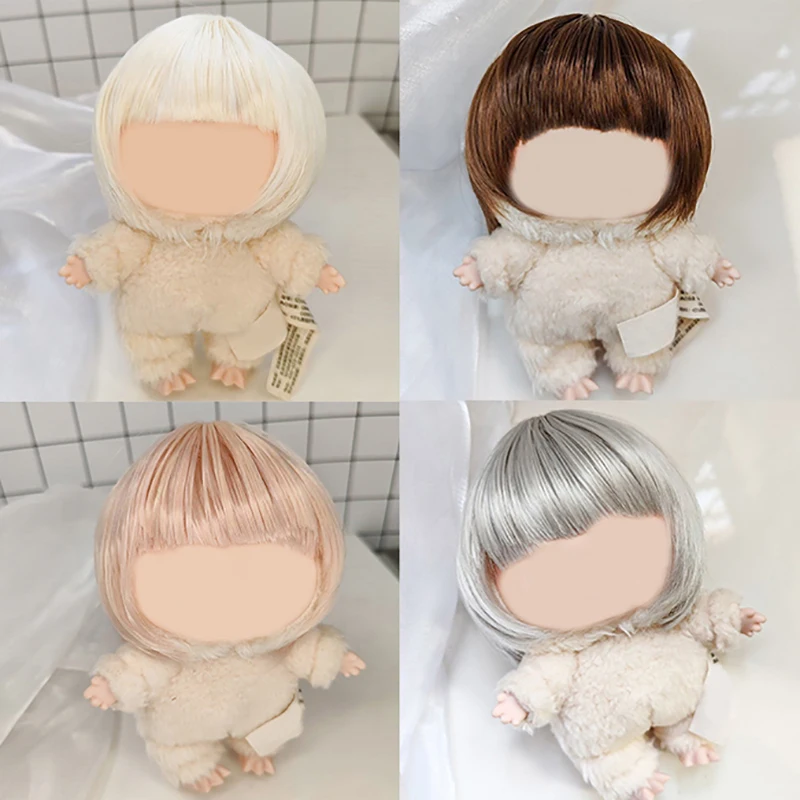 

Кукольный парик, высокотемпературное волокно, прочные волосы BJD для украшения окружности головы 22-23 см