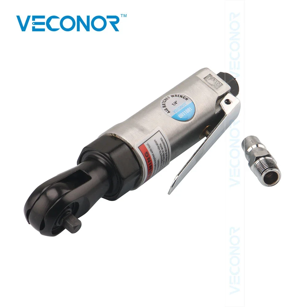 

Veconor 1/4" Dr. Drive Air Pneumatic Powered Ratchet Impact Socket Wrench Power Right Angle Tool 41N.Min