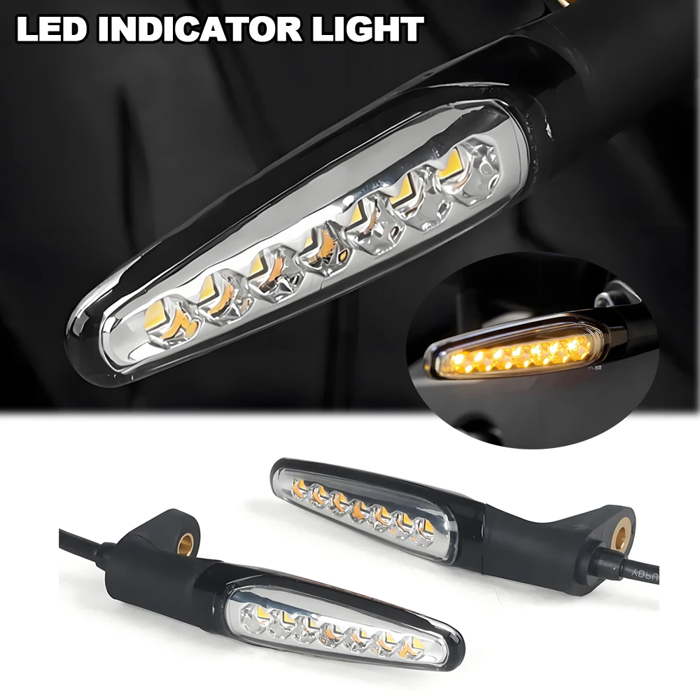

New motorcycle part LED indicator light fluid steering suitable FOR Street Triple R RS Speed Triple 1200 RS Tiger 765 900 ﻿