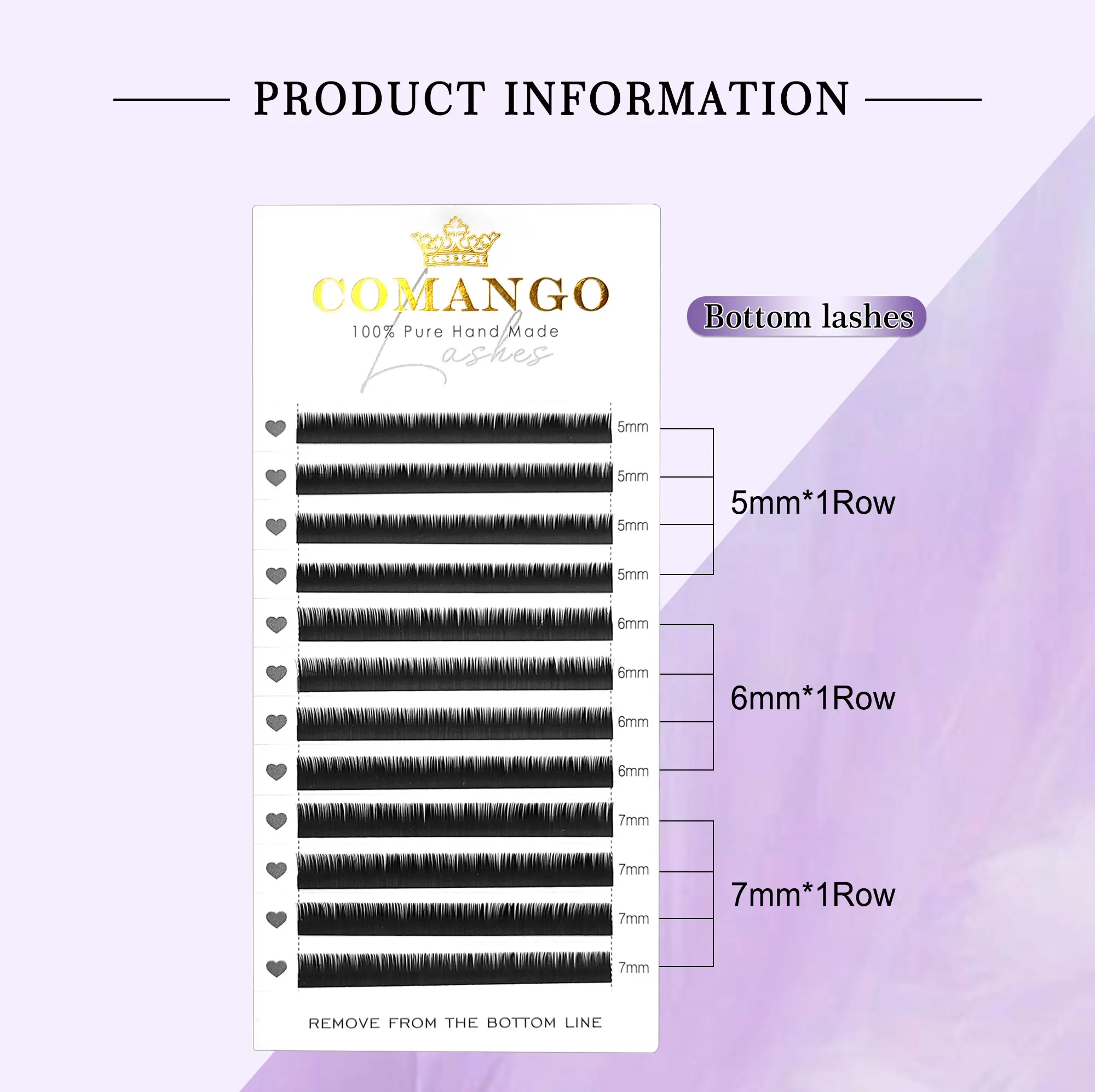 unten schwarz untere Wimpernverlängerung kurze synthetische Wimpern Nerz einzelne Wimper J/B/C curl super soft Augenkosmetik – Detail 3