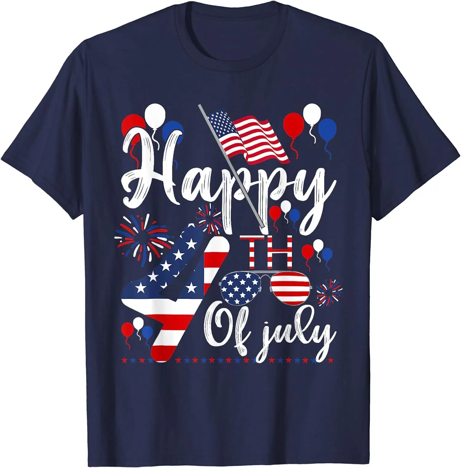 Happy Fourth Of July Pat Ameran Flag Present Unisex T-Shirt