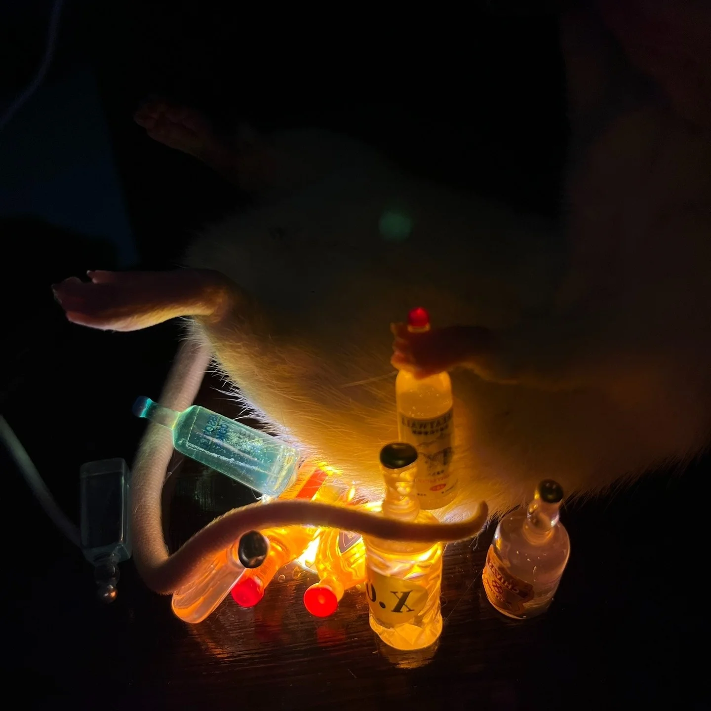 2240 Wholesale Drunk Mouse Miniature Animal Display Art Exquisite Home Decor Unique Gift Vintage Style Halloween Party Supplies