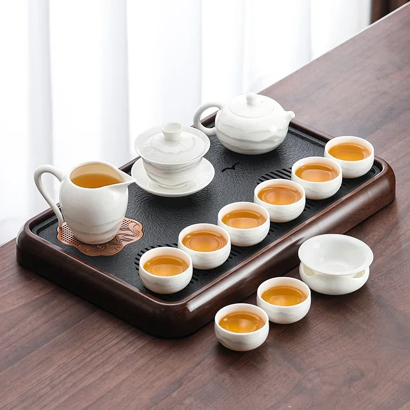 

Kitchen Tools Tea Set Chinese Ceremony Unique Decoration Aesthetic Tea Set Lazy Drinkware Luxury Products Juego De Te Teaware