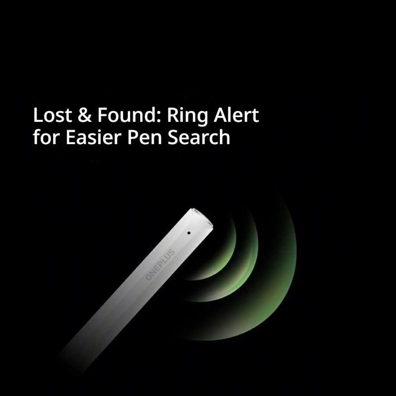 Oneplus Smart Stylus 2 Pro 10000 Levels Pressure Sensitivity Realistic Writing Pinch Interaction Lost Finding Ring Reminder