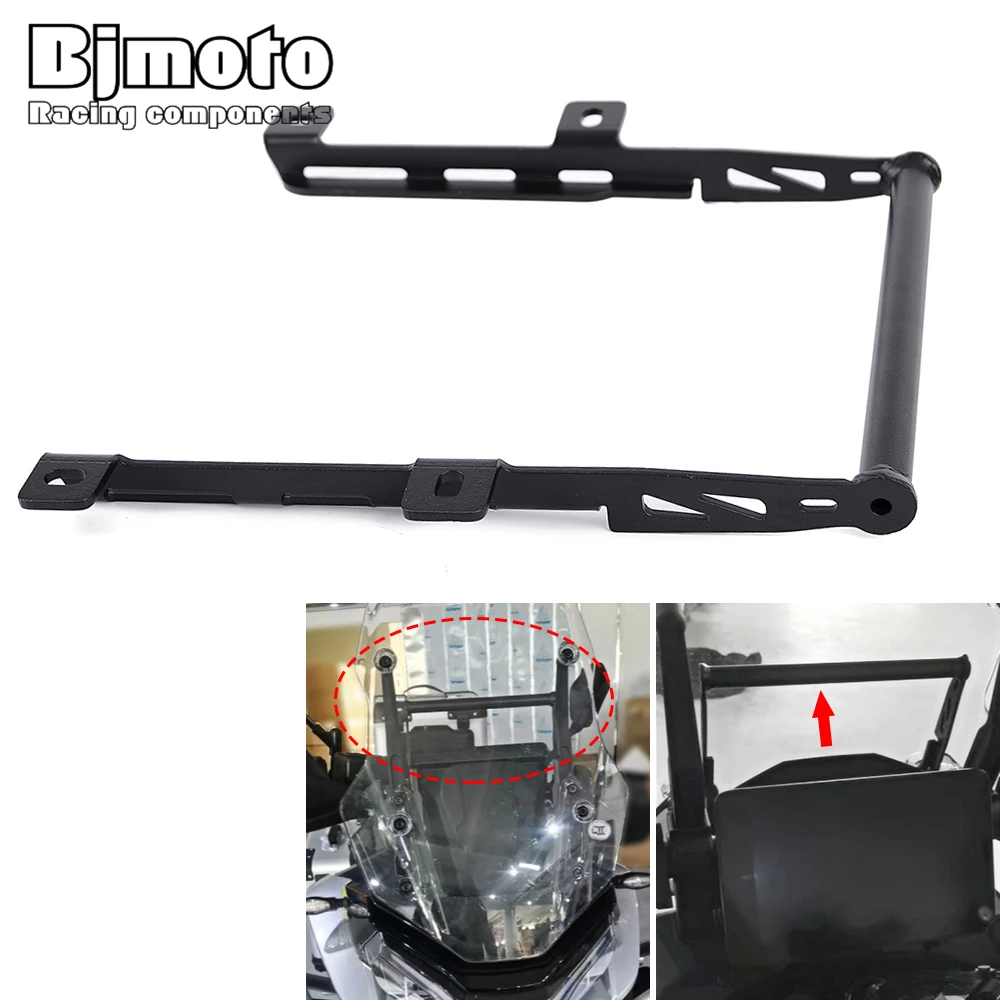 

For CFMOTO 800MT 800 MT 2021-2022 Motorcycle Mobile Phone GPS Plate Bracket Supporter Stand Holder Bar 14MM