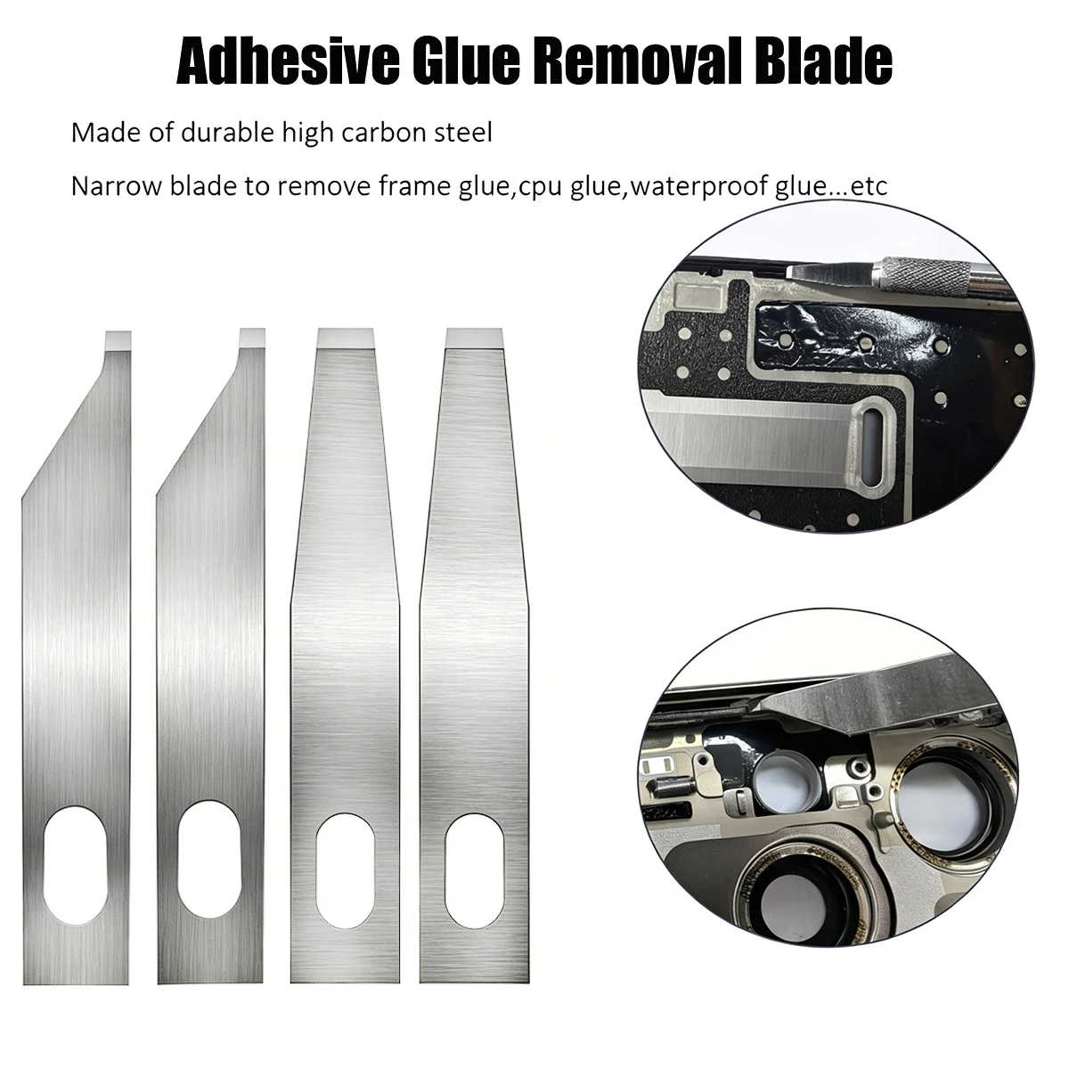 20PCS High Strength CPU Glue Remove Knife Phone Repair Motherboard Frame Back Cover Repair Adhesive Glue Removal Blade