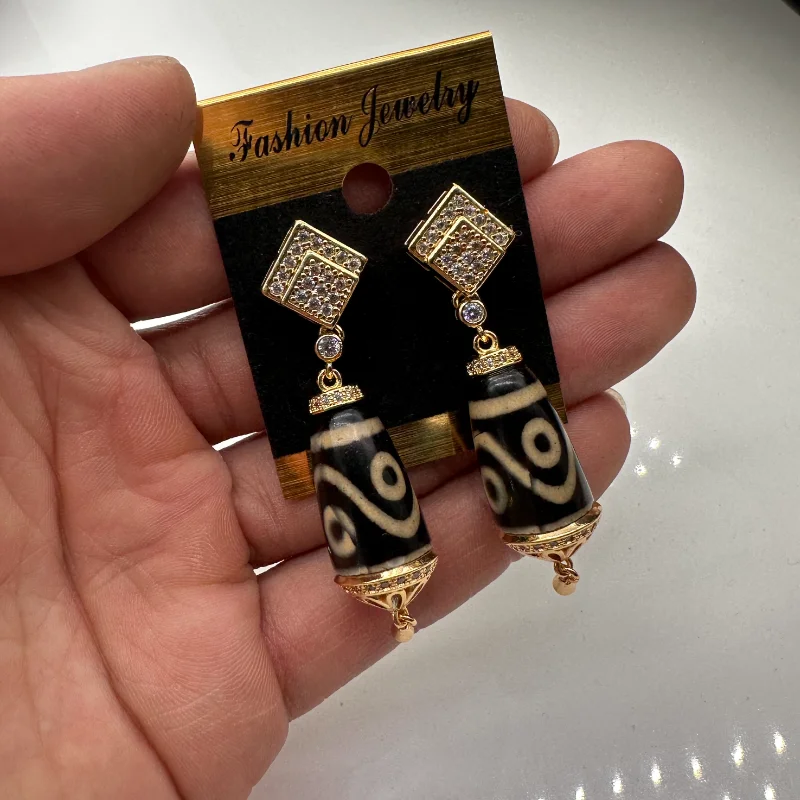 

Серьги с аксессуарами для этнических танцев в китайском тибетском стиле в стиле ретро