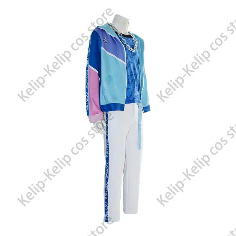 Anime Paradox Live cozmez Cosplay Costume KANATA Tracksuit Hoodies Pullover Wig Adult Man Daily Party Suit