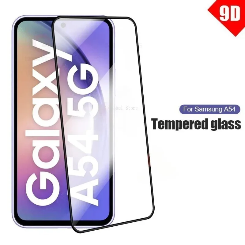 2Pcs Mobile Phone Screen Protector For Samsung Galaxy A54 5G A14 A34 A24 A13 5G Tempered Glass