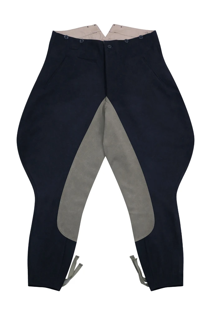 

GUWH-007 WWII German Kriegsmarine Navy Blue Gabardine Riding Breeches