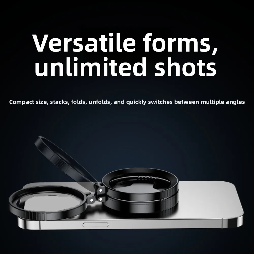 Filtre polarisant pour téléphone portable, 52mm, élimine les réflexions, filtre de téléphone CPL haute définition, magnétique, réduit l'éblouissement, lentille de filtre pour téléphone