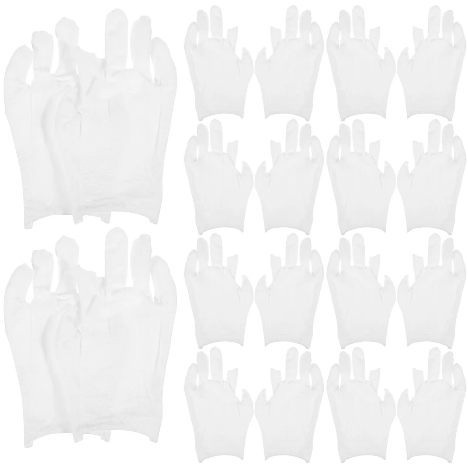 

Cotton Gloves For Working Moisturizing Dry Hands Adult Unisex White Breathable Comfortable Work Gloves Protective